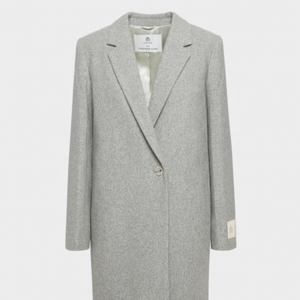 Babaton Classic Gray Trench Coat